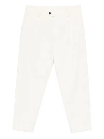 Eleventy Tapered Trousers In White