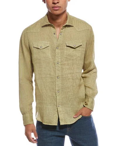 ELEVENTY TEXAS LINEN SHIRT
