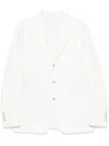 Eleventy Textured Blazer In White