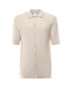 Eleventy Sand Cotton Regular Fit Shirt In Neutral