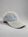 Eleventy Textured Cotton Cap In Blue