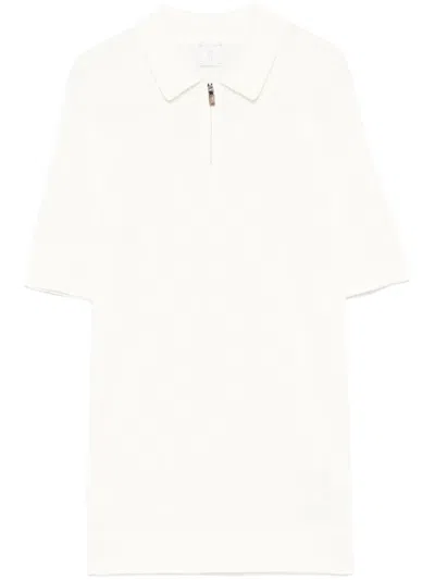 ELEVENTY TEXTURED POLO SHIRT