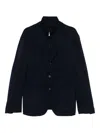 Eleventy Three-button Wool Jacket In Blue