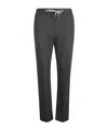 Eleventy Tie-up Pleated Track Pants In Black