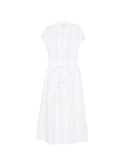 Eleventy Tie-waist Dress In Black