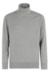 Eleventy Maglia Dolcevita Tipping In Gray