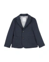 Eleventy Toddler Boy Blazer Midnight Blue Size 6 Cotton, Polyester, Polyamide, Elastane In Blue