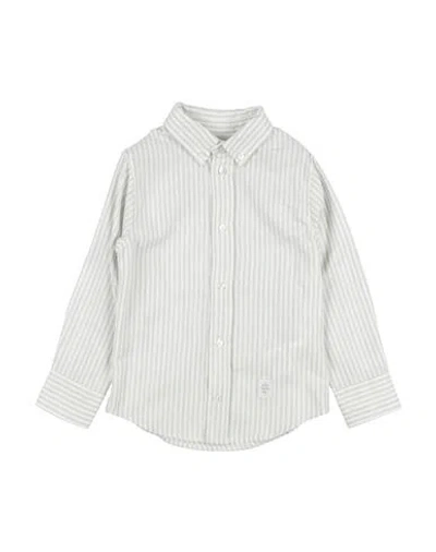 Eleventy Babies'  Toddler Boy Shirt Light Grey Size 4 Cotton, Wool In Gray