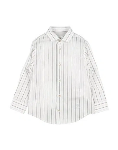 Eleventy Babies'  Toddler Boy Shirt White Size 4 Cotton