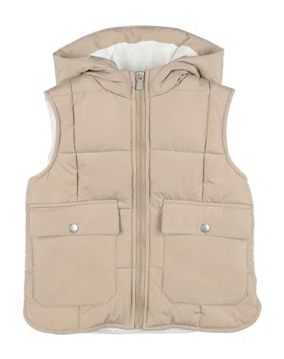 Eleventy Babies'  Toddler Boy Vest Beige Size 6 Polyester In Brown