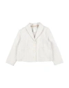 Eleventy Toddler Girl Blazer White Size 6 Cotton, Elastane In White