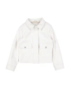 Eleventy Toddler Girl Jacket White Size 6 Polyurethane, Polyester In White