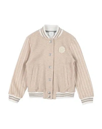 Eleventy Babies'  Toddler Girl Sweatshirt Beige Size 6 Cotton, Polyamide, Polyester