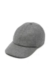 Eleventy Touch-strap Baseball Cap In Gray