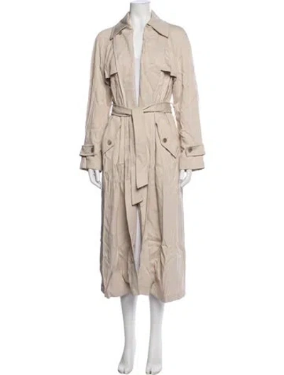 Pre-owned Eleventy Trench Coat In Neutrals