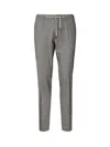 Eleventy Drawstring Waist Stretch Virgin Wool Pants
