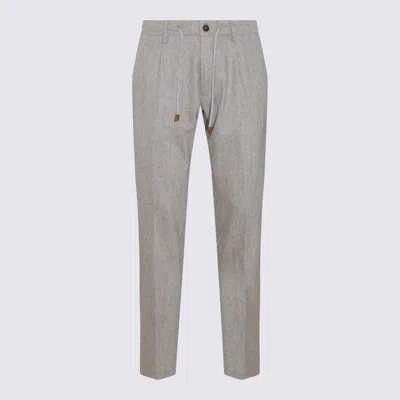 Eleventy Trousers Blacks And Greys In Gray