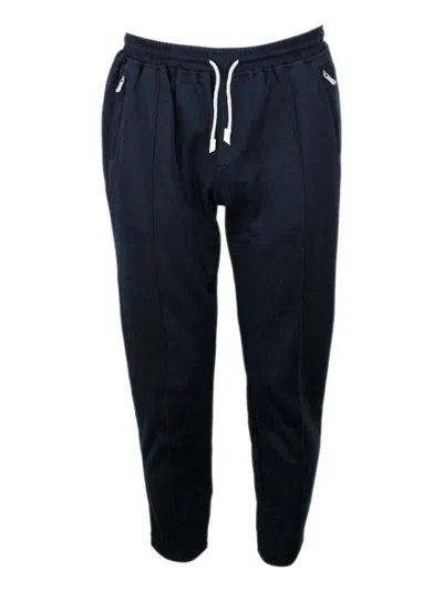 Eleventy Trousers In Blue