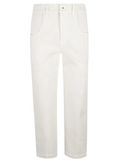 Eleventy Trousers Cream