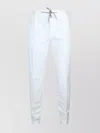 Eleventy Trousers Featuring Elastic Waistband And Pockets In White