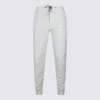 Eleventy Trousers Featuring Elastic Waistband And Pockets In Gray