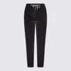 Eleventy Corduroy Drawstring Waist Trousers In Black
