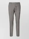 Eleventy Drawstring Waist Stretch Virgin Wool Pants