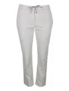 Eleventy Drawstring Trousers In White