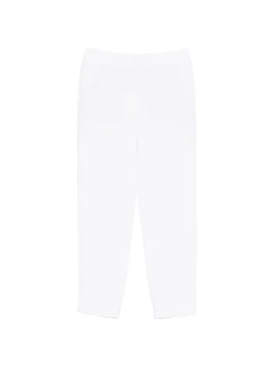 Eleventy Trousers In White