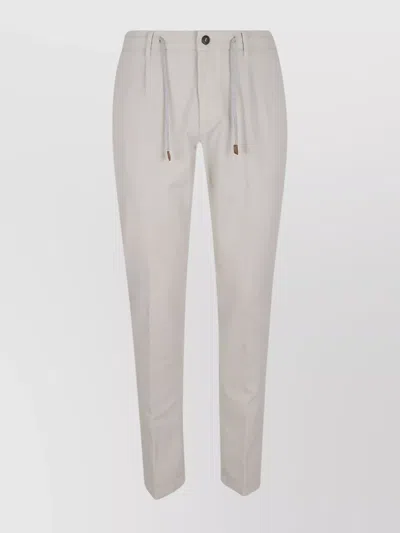 ELEVENTY TROUSERS WITH BACK POCKETS AND BUTTON DETAIL