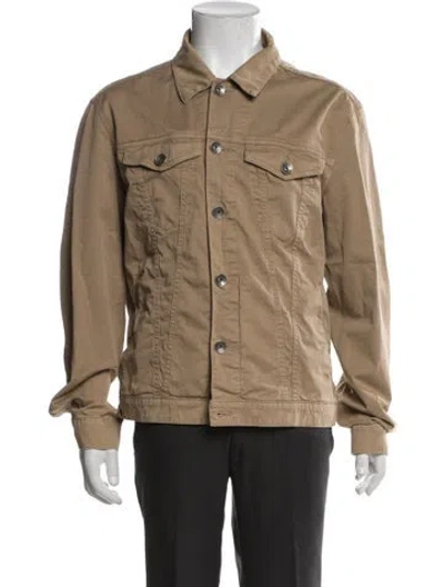 Pre-owned Eleventy Trucker Jacket In Neutral