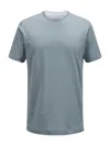 Eleventy Crew-neck Cotton T-shirt In Blue