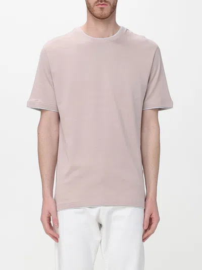 Eleventy T-shirt  Men Color Blush Pink