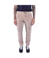 Eleventy Turned-up Hem Casual Pants In Pink