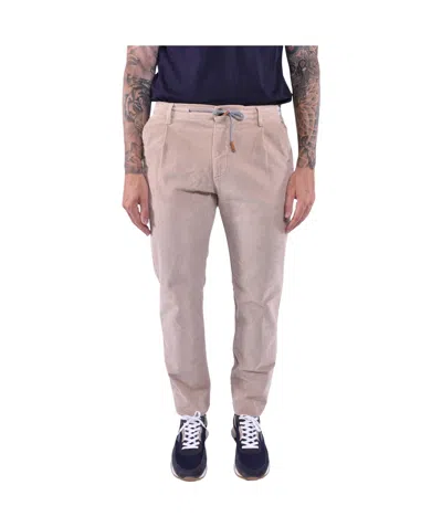 Eleventy Turned-up Hem Casual Pants In Pink