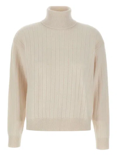 ELEVENTY TURTLENECK RIBBED SWEATER