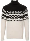 Eleventy Turtleneck Sweater In Neutrals