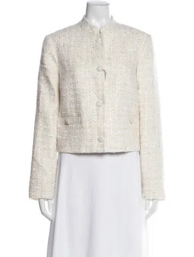 Pre-owned Eleventy Tweed Pattern Jacket W/ Tags In Neutrals