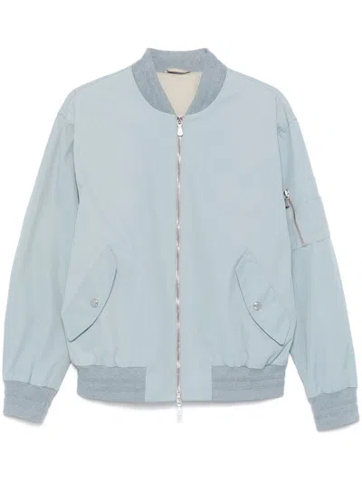 ELEVENTY TWILL BOMBER JACKET