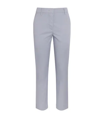 Eleventy Twill New York Trousers In Blue