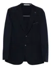 Eleventy Two-button Patch-pocket Blazer In Blue