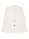 Eleventy Two-button Patch-pocket Blazer In White