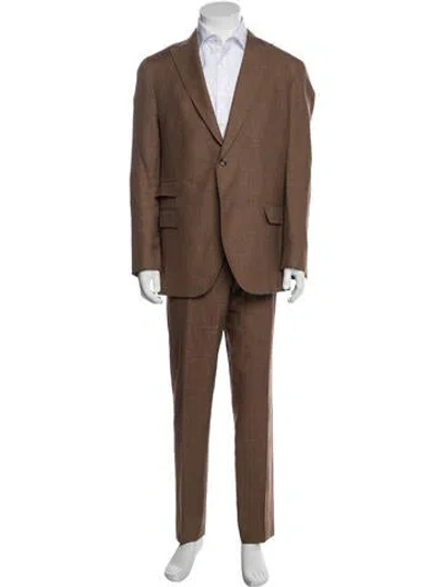 Pre-owned Eleventy Two-piece Suit In Brown