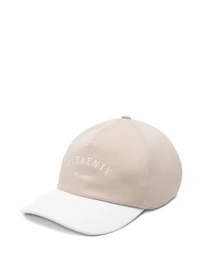 Eleventy Two-tone Baseball Cap In Gray