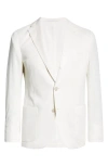 ELEVENTY ELEVENTY UNSTRUCTURED LINEN & COTTON SPORT COAT