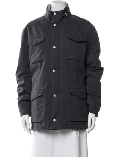 Pre-owned Eleventy Utility Jacket In Gray