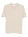 Eleventy V-neck T-shirt In Neutral