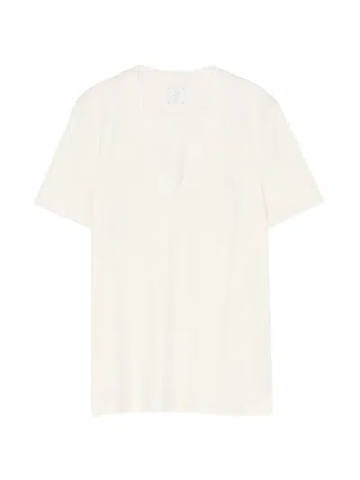 Eleventy V-neck T-shirt In Neutral