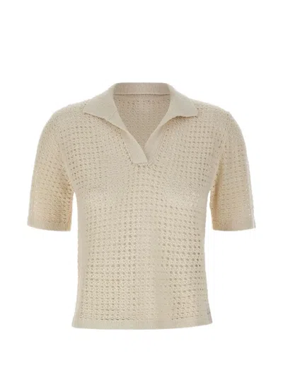 Eleventy V-neck T-shirt In Neutral