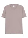 Eleventy V-neck T-shirt In Pink